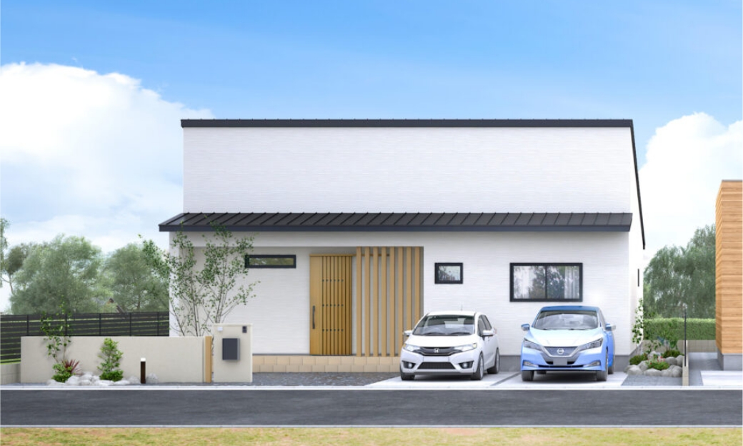 平屋のモデルハウス